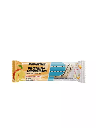 POWER BAR | Protein+ Barretta a Basso Contenuto di Zuccheri Supporto Immunitario Yogurt alla Fragola | bunt